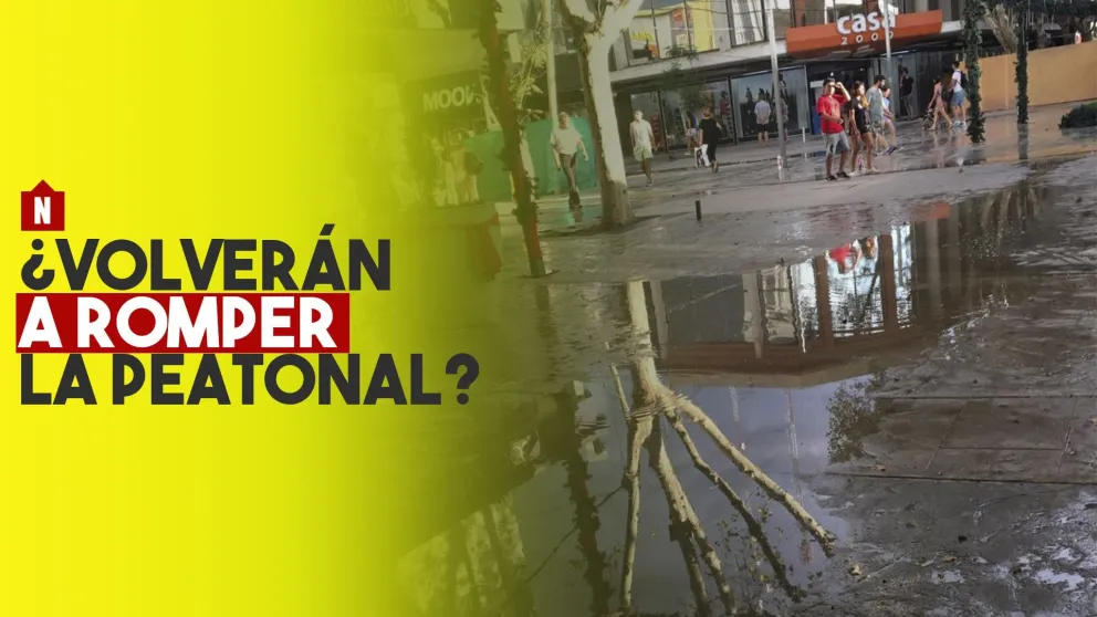 ¿Volverán a romper la peatonal?