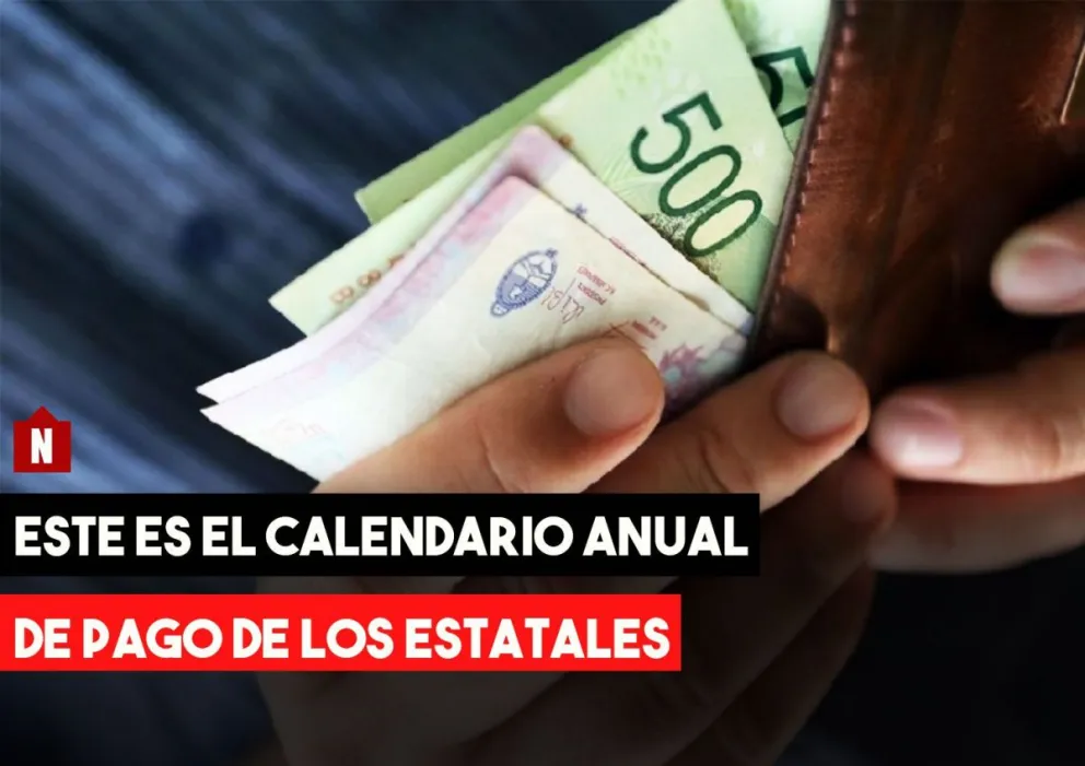 Este es el calendario anual de pago para empleados públicos