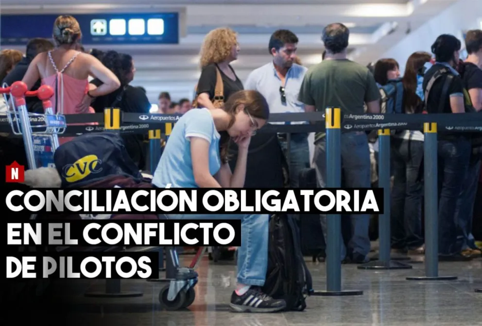 Tras el anuncio del paro de pilotos, el Gobierno dictó la conciliación obligatoria