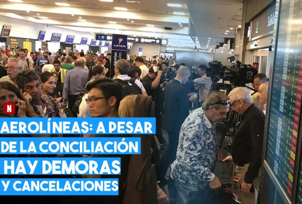 Pese al compromiso de no parar, hay cancelaciones y demoras