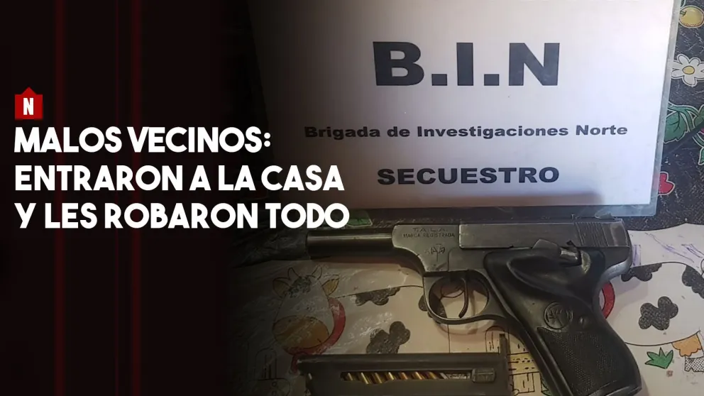 Malos vecinos: le desvalijaron la casa