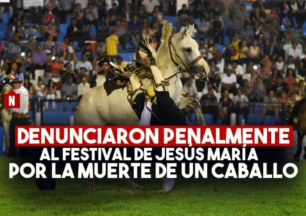 El Festival de Jesús María fue denunciado penalmente por la muerte de un caballo