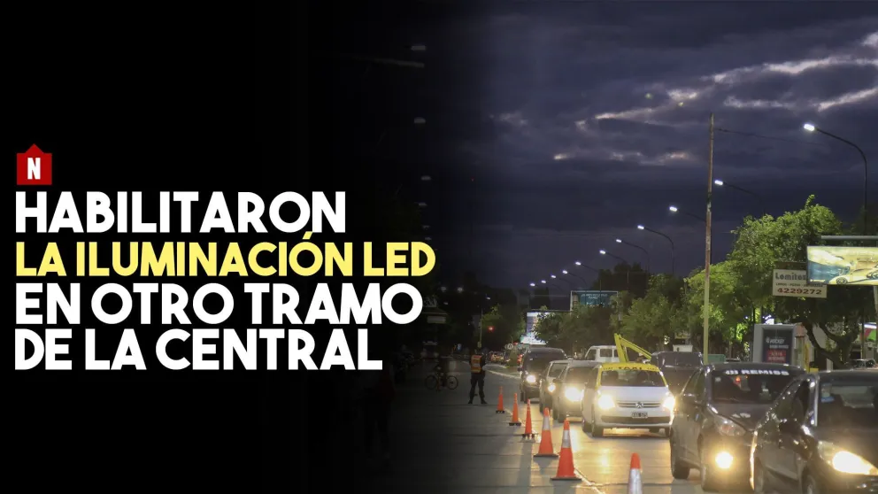 Habilitaron la iluminación led en Ignacio de la Roza