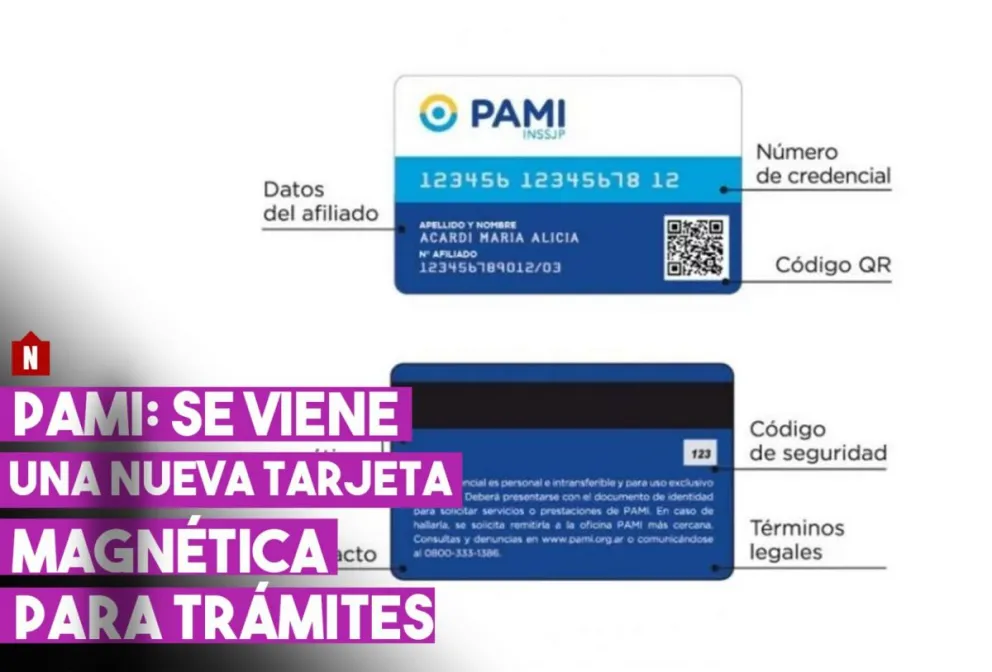 PAMI: se viene una nueva tarjeta magnética