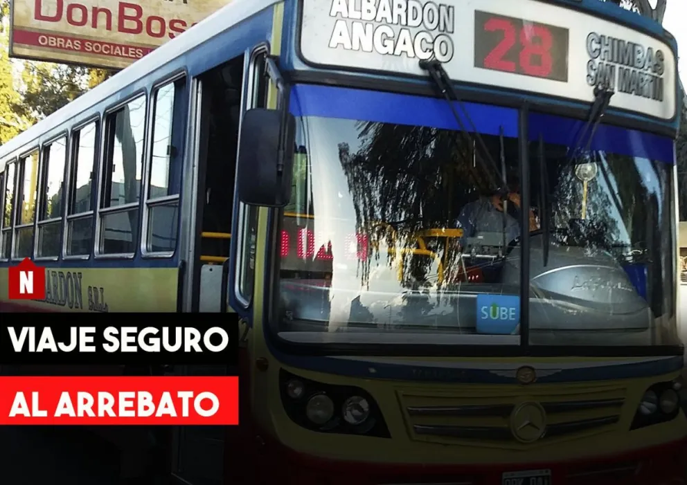 Cuando viajar en colectivo es una lucha para evitar el robo