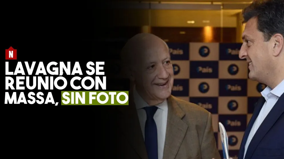 Elecciones 2019: Lavagna y Massa  encuentro sin fotos