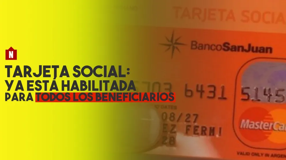 Tarjeta social: ya está habilitada