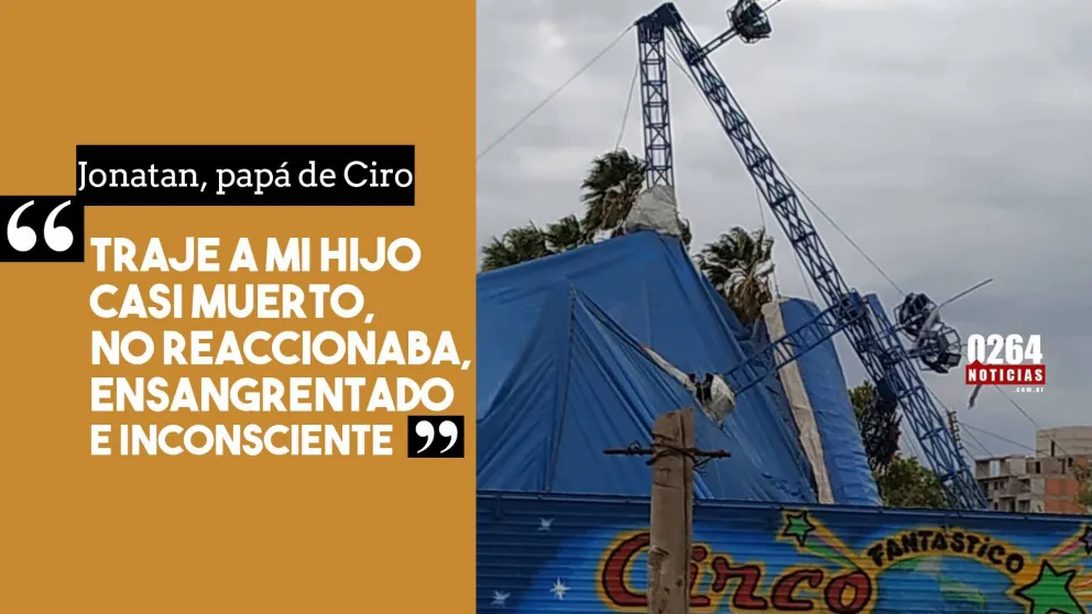 Accidente en el Circo Mundial: "Traje a mi hijo casi muerto", papá del nene