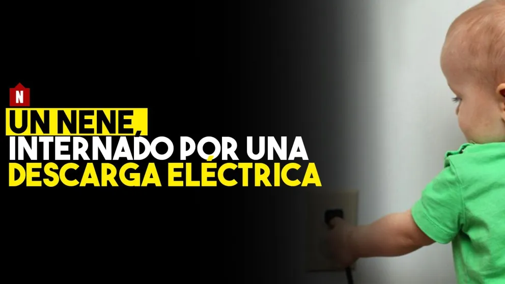 Otro caso más: un nene, internado por una descarga eléctrica