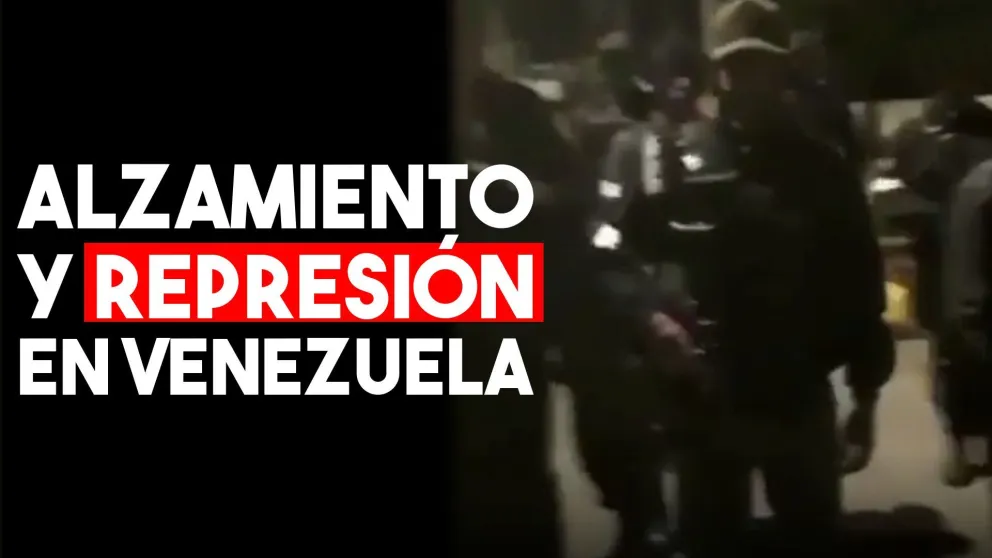 Venezuela: miembros de la Guardia Nacional Bolivariana llamaron a un alzamiento en un comando en Caracas