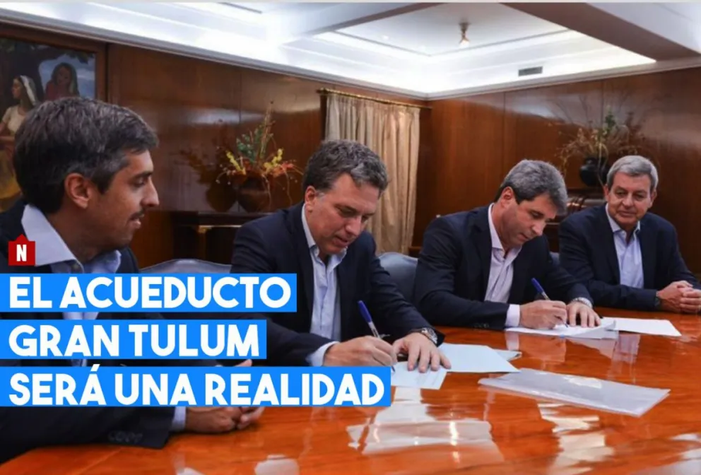 Ya está el dinero para el acueducto Gran Tulum
