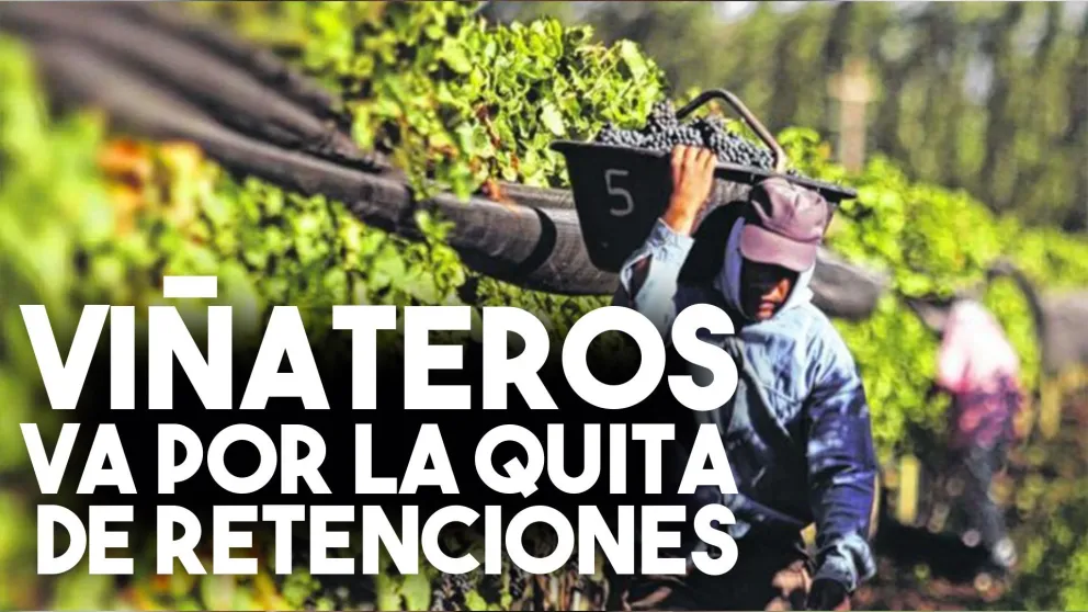 Viñateros sanjuaninos van por la quita de retenciones