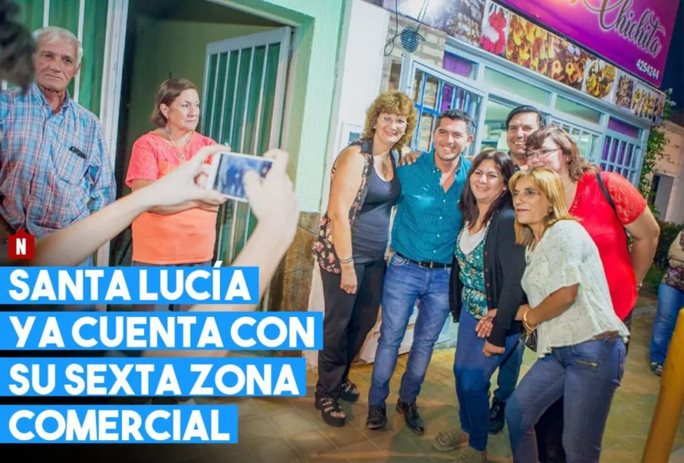 En Santa Lucía ya funciona la sexta zona comercial