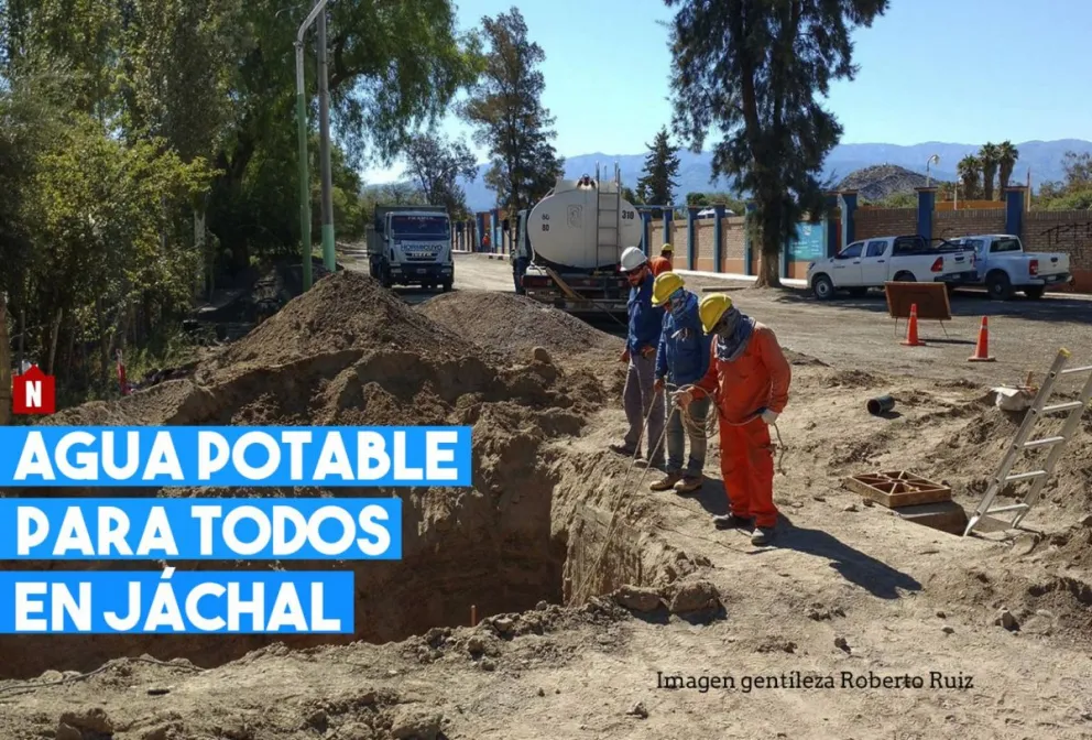 En Jáchal, abrieron las válvulas que abastecerán de agua potable a los habitantes