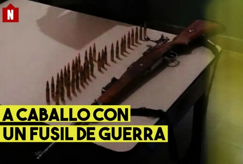 Gendarmería secuestró armamento militar en Calingasta