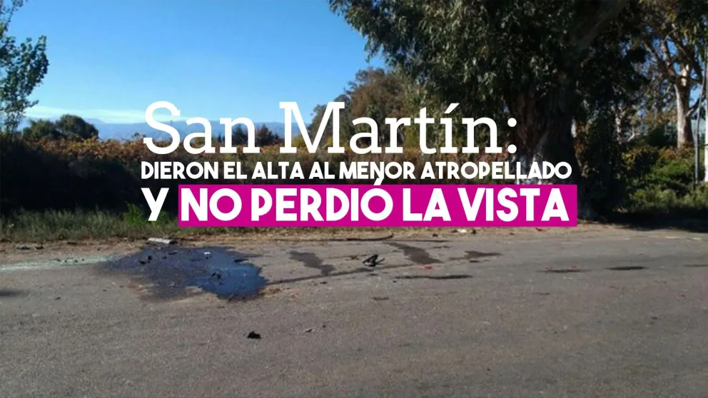 Milagro: uno de los chicos atropellados en San Martín fue dado de alta
