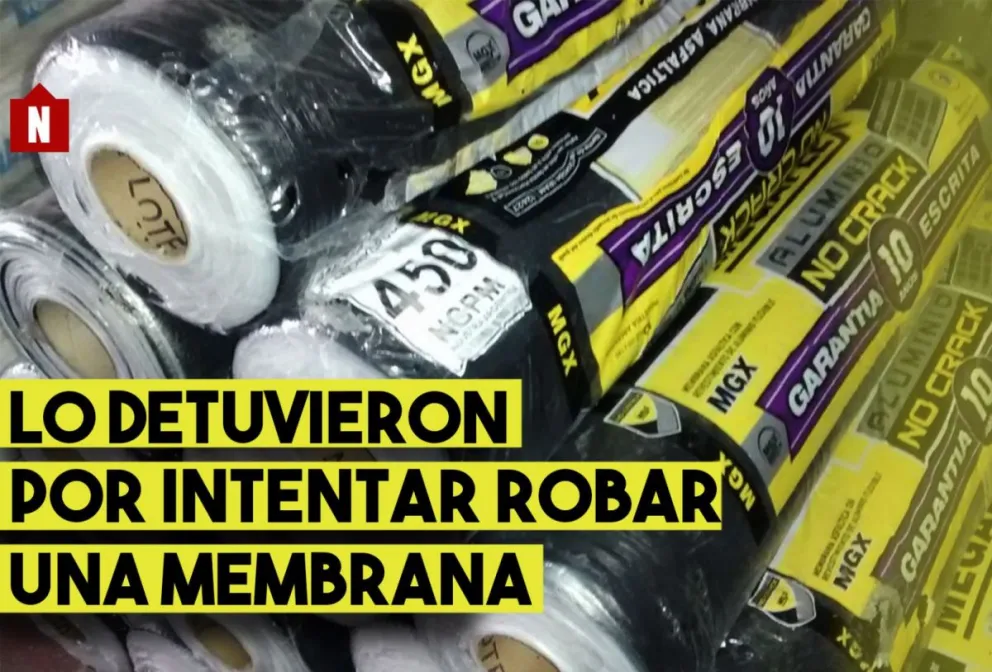 Lo detuvieron por querer robar una membrana
