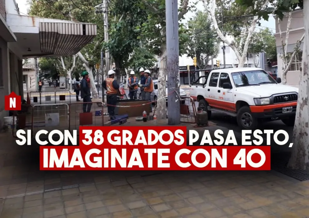 Si con 38 grados pasa esto, imagínate con 40