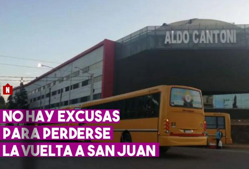 Habrá colectivos gratis para ver la Vuelta a San Juan