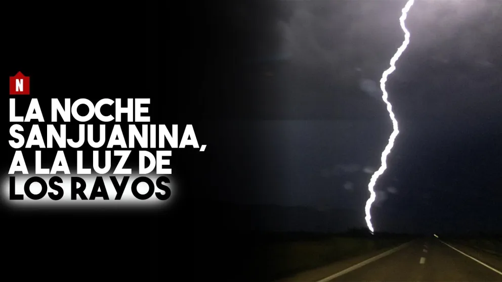 La noche sanjuanina, a la luz de los rayos