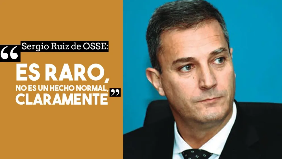 Sergio Ruiz sobre fallecidos de OSSE: "Es raro, no en un hecho normal claramente"