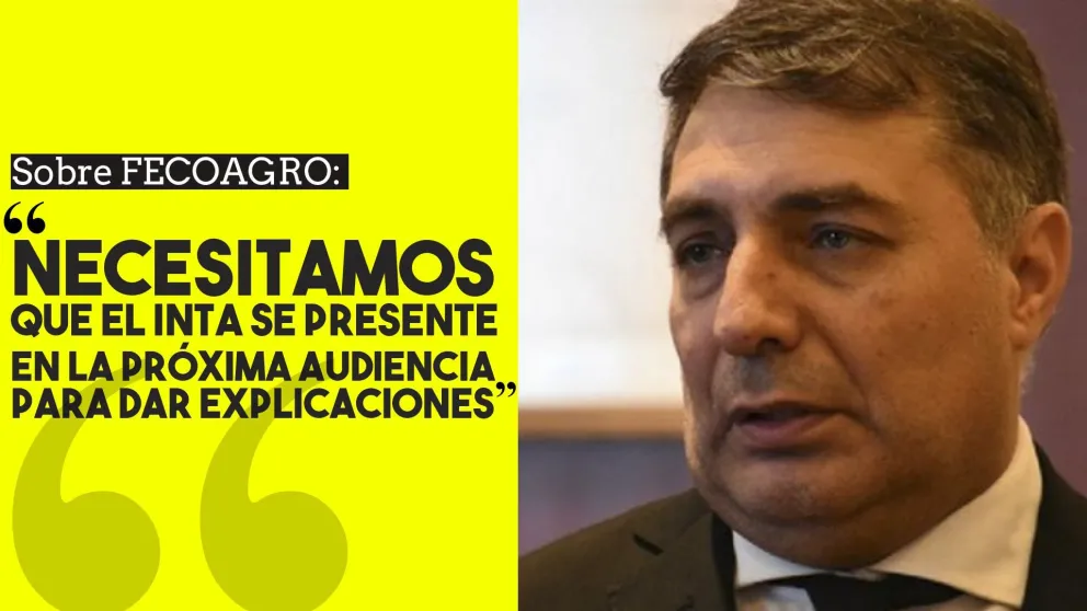 Correa Esbry: "Citamos al INTA para la audiencia del próxima así nos explica"