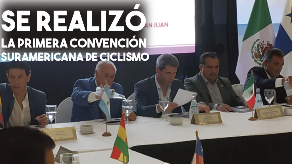 Realizaron la Convención Sudamericana de Ciclismo