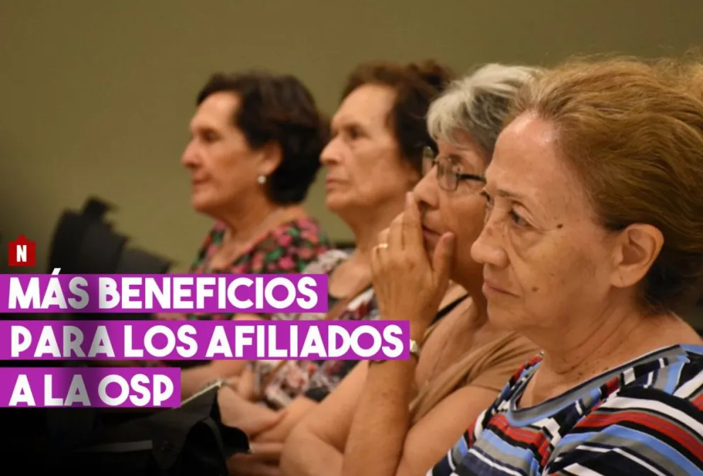 Ancianos afiliados a la OSP tienen cobertura en geriátricos