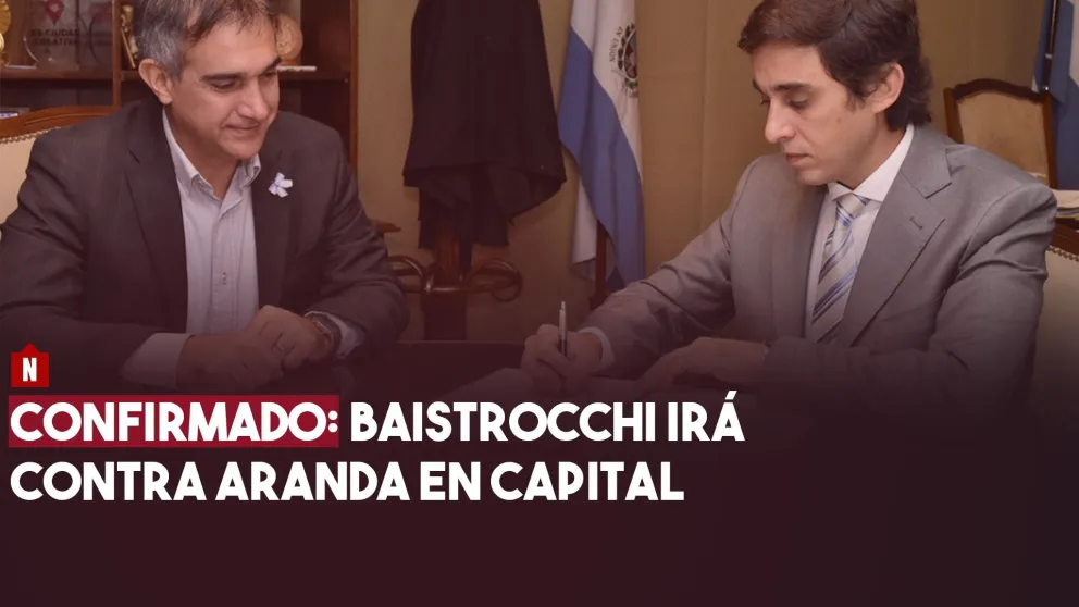 Confirmado: Baistrocchi irá contra Aranda en Capital