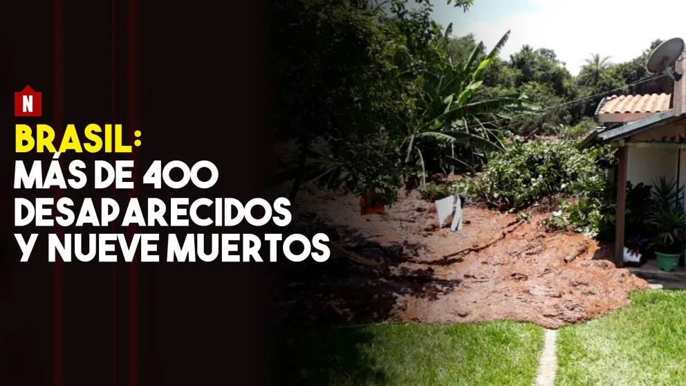 Más de 400 desaparecidos y nueve muertos en Brasil
