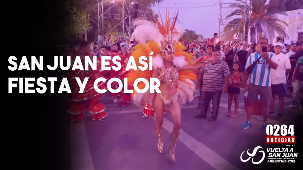 La fiesta del Carnaval chimbero dice presente en la Vuelta