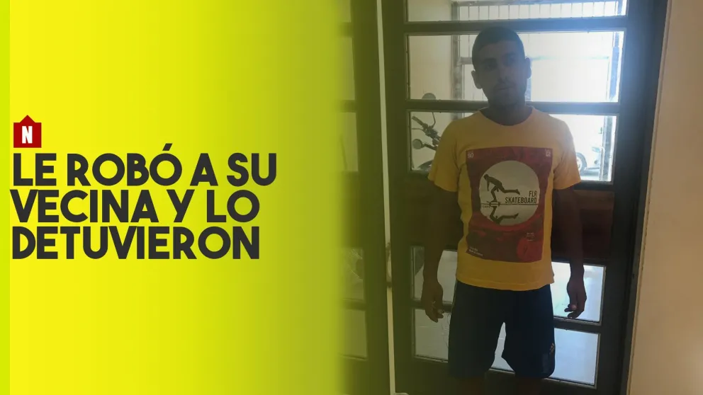Le robó a una vecina y otras personas del lugar lo detuvieron