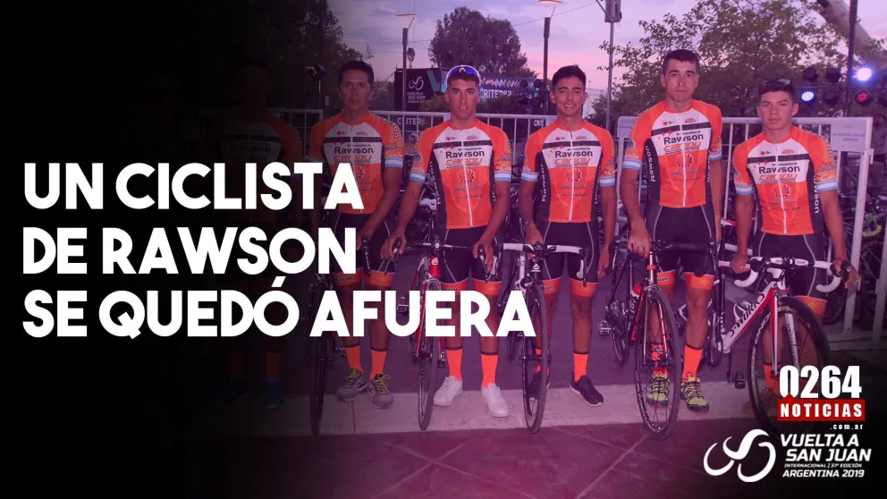 Un ciclista de la Municipalidad de Rawson no pudo largar la 2da etapa