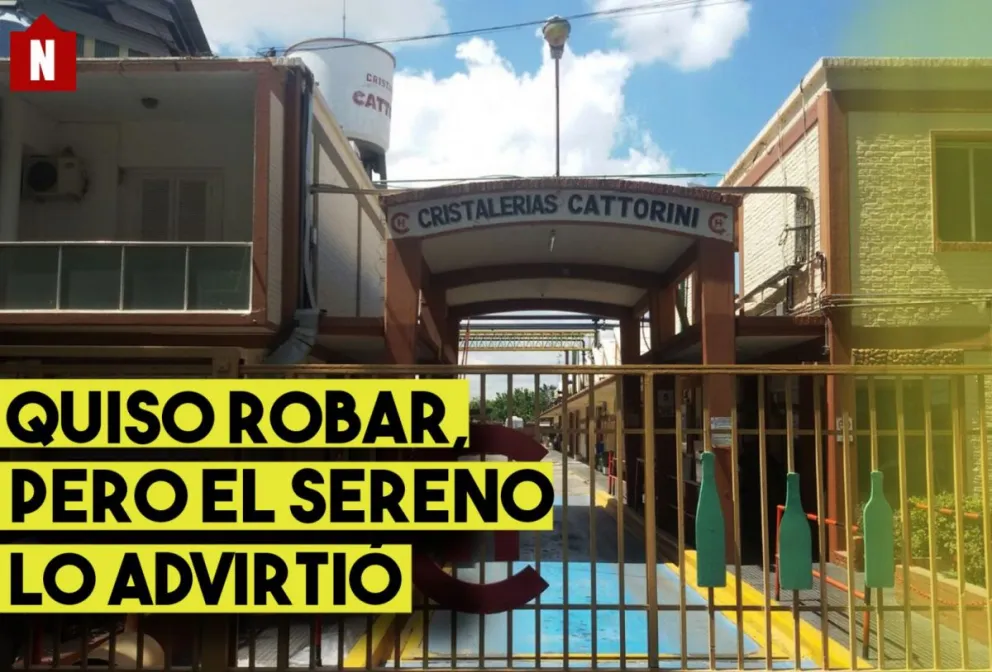 Ingresó al predio de una empresa e intentó robar varios elementos