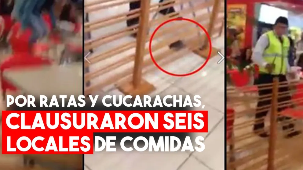 Clausuraron locales de comida en el Hiper por presencia de roedores