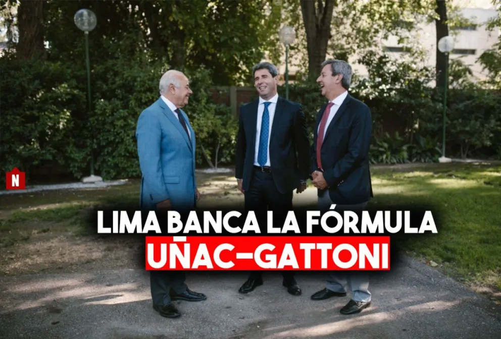 Uñac, Lima y Gattoni se mostraron juntos de cara a las elecciones