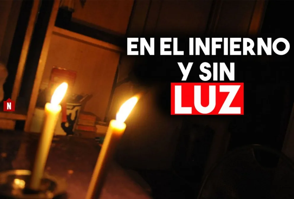 Otra vez hubo cortes de luz en varias zonas de la provincia