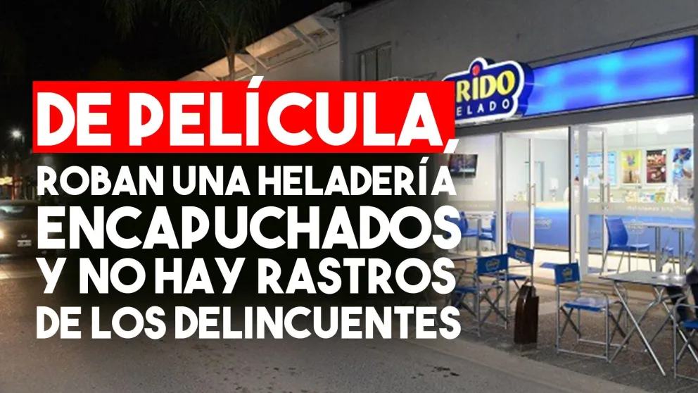 Asaltan una heladería Grido en Rawson