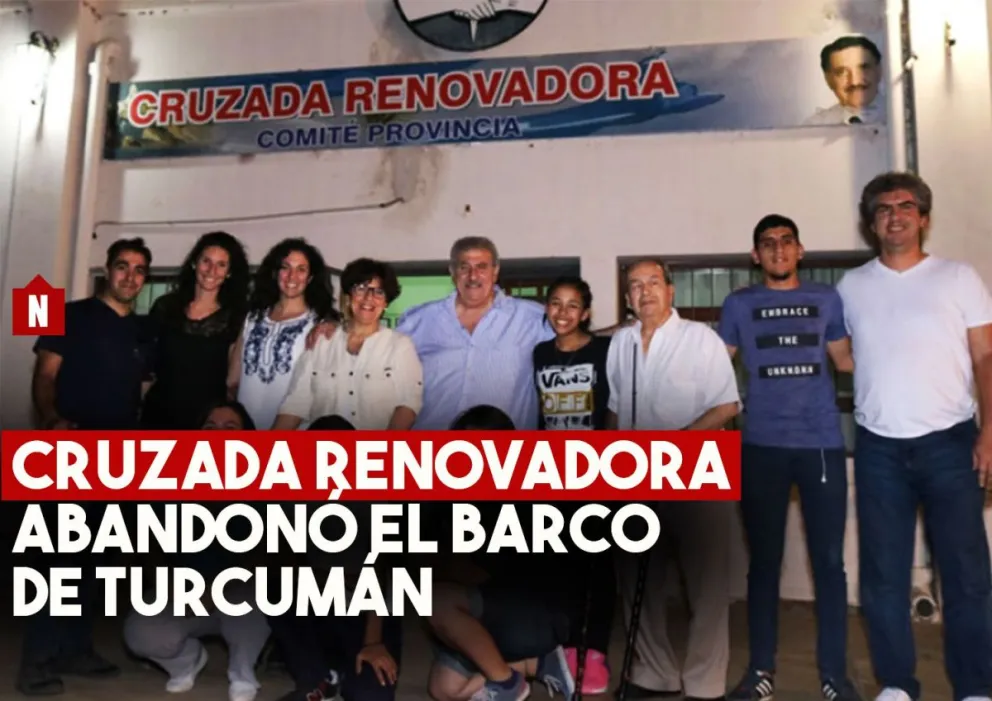 Cruzada Renovadora no será parte del Frente San Juan Primero