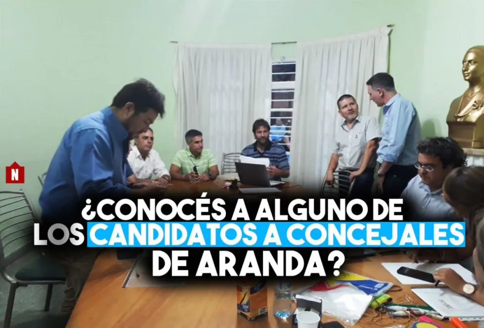 Aranda presentó la lista de concejales para pelear contra Baistrocchi