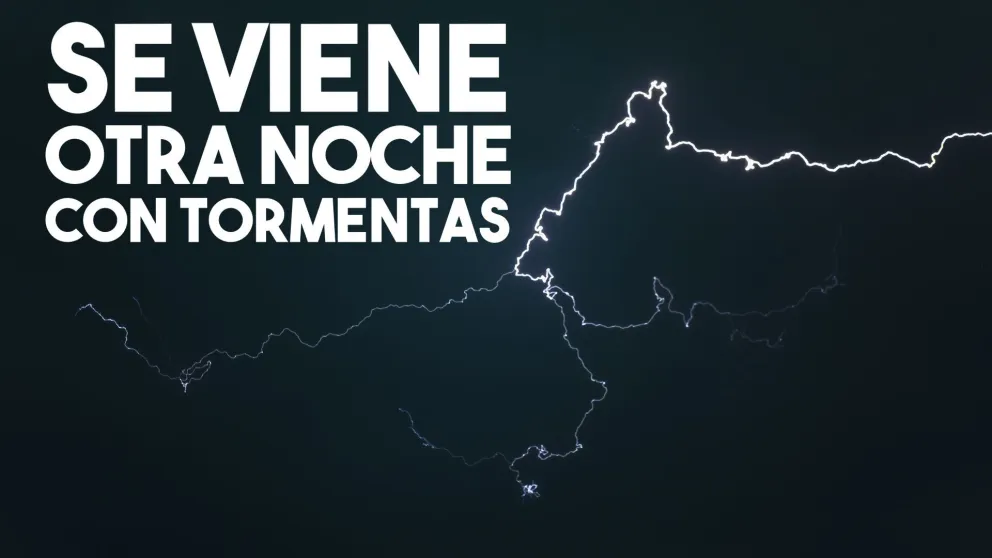 Siguen las tormentas intensas y muy eléctricas