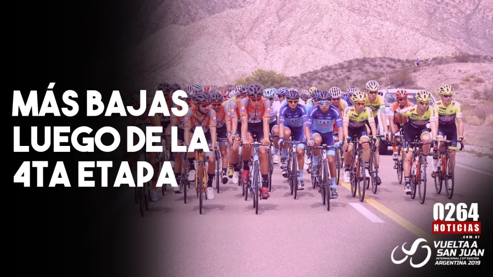 Después de la 4ta etapa, dos ciclistas más abandonaron la competencia