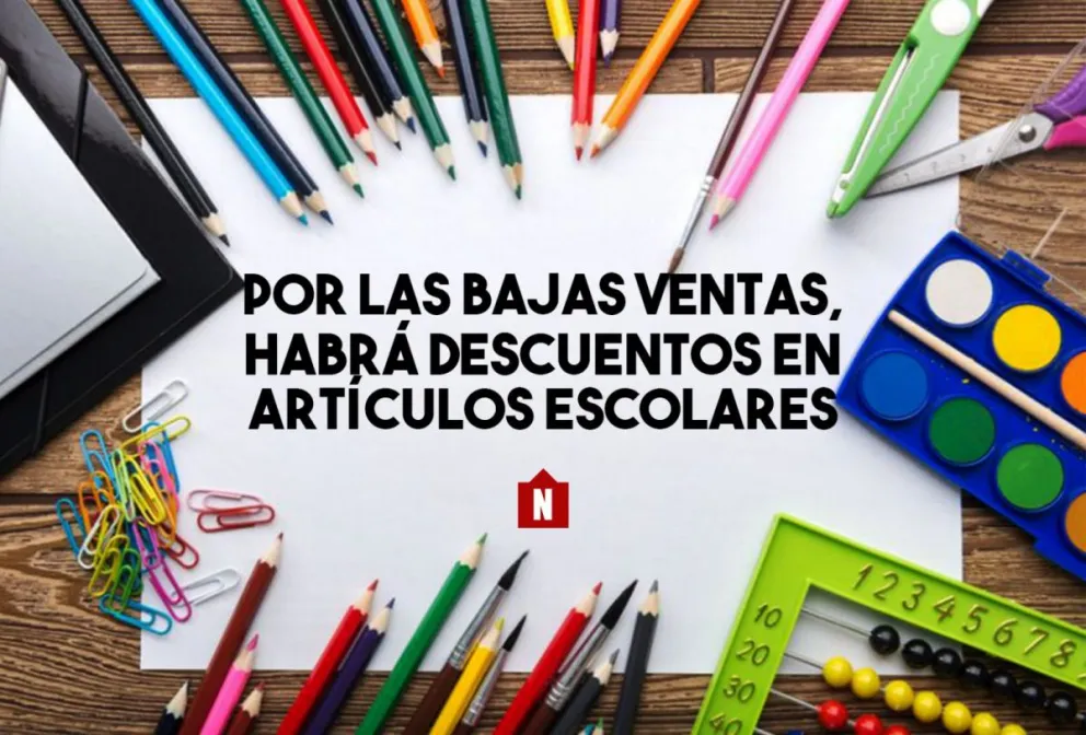 Por las bajas ventas, habrá promociones en artículos escolares