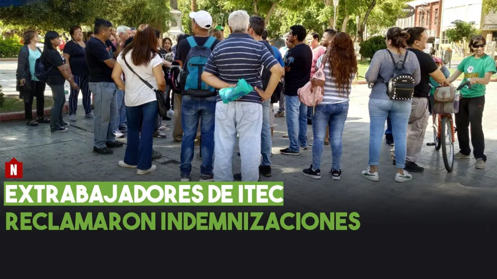 Extrabajadores de ITEC reclamaron indemnizaciones