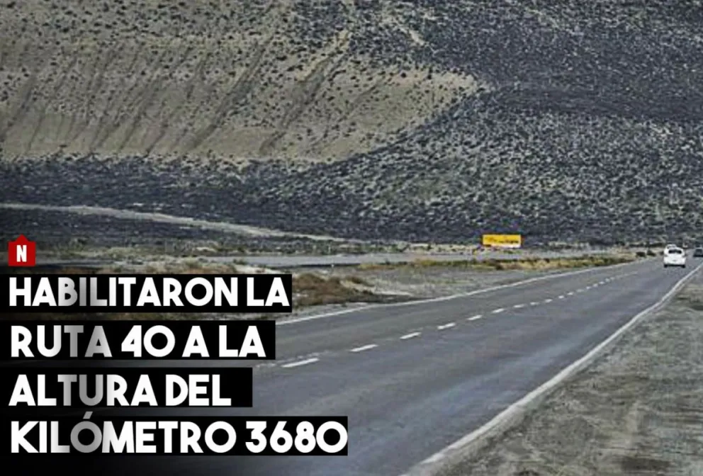 Vialidad Nacional habilitó la Ruta Nacional 40