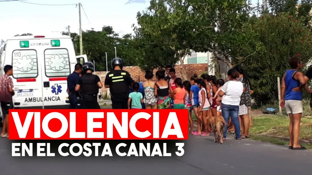 Vecinos golpearon a un hombre en el barrio Costa Canal 3