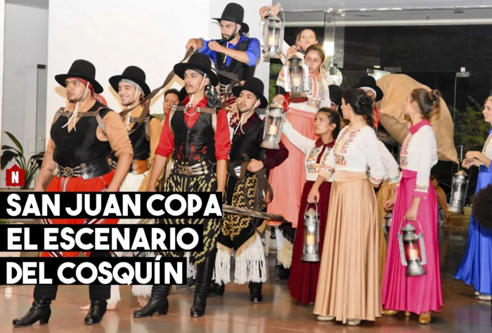 Noche sanjuanina en el Cosquín