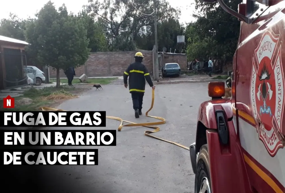 Una fuga de gas asustó a vecinos de un barrio caucetero