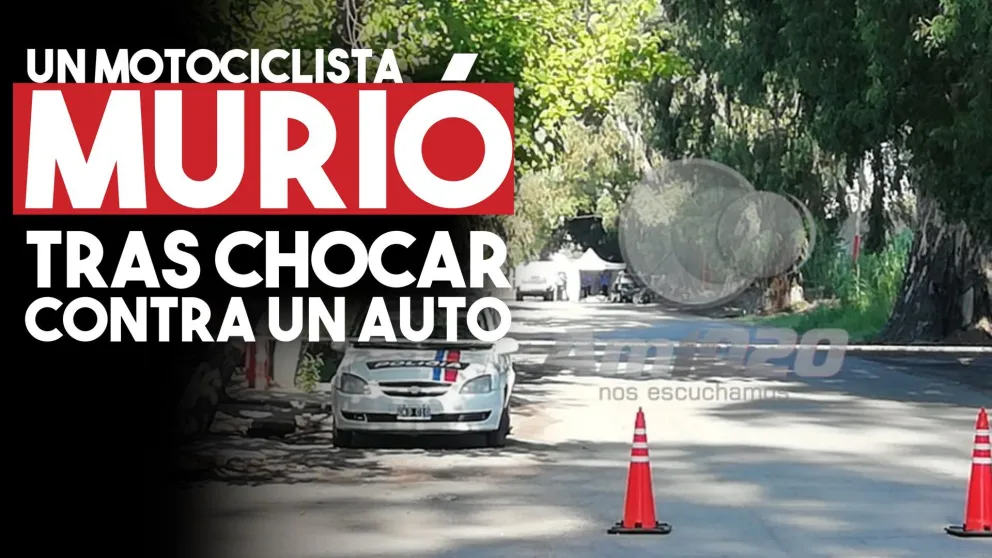 Falleció un moticiclista en Chimbas por un fuerte choque