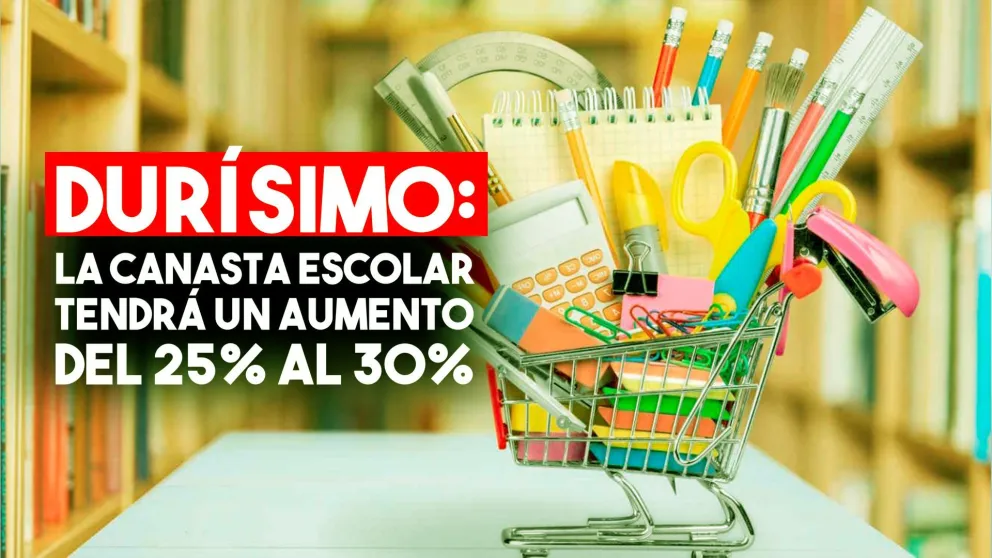Golpe al bolsillo: la canasta escolar experimentará un aumento del 30%